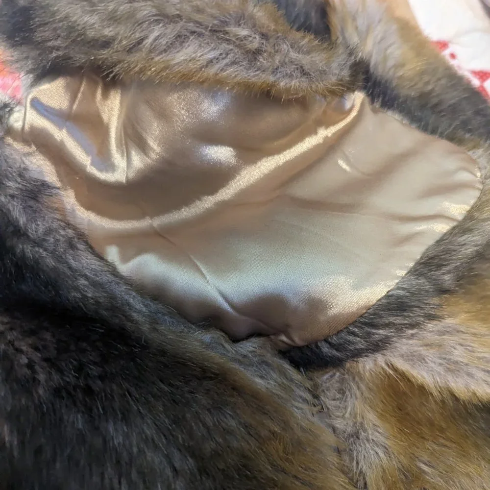 Vintage Faux Fur Jacket Knit Sweater Venue Scarface 70s‎ 80s Studio 54 Going Out